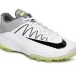 Nike Diamond 2 Rubber Sole Cricket Shoes - White/Green